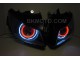 2012 - 2015 Honda CBR 1000RR HID BiXenon Projector headlights kit with angel eyes halo